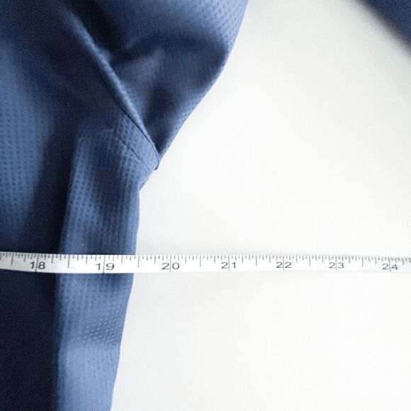 Calvin Klein Mens Dress Shirt Slim Fit Button Down Long Sleeve Blue Size 15 - Picture 7 of 9